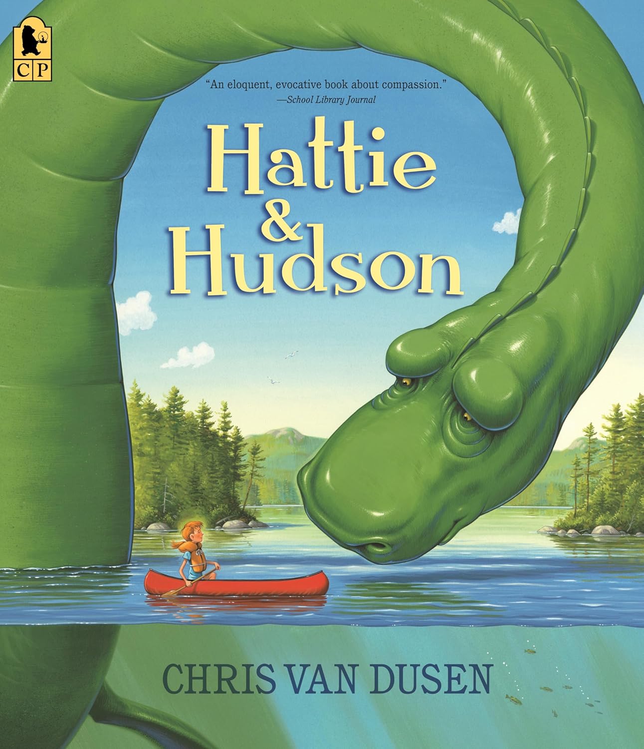 the picture book cover for Hattie and Hudson by Chris Van Dusen