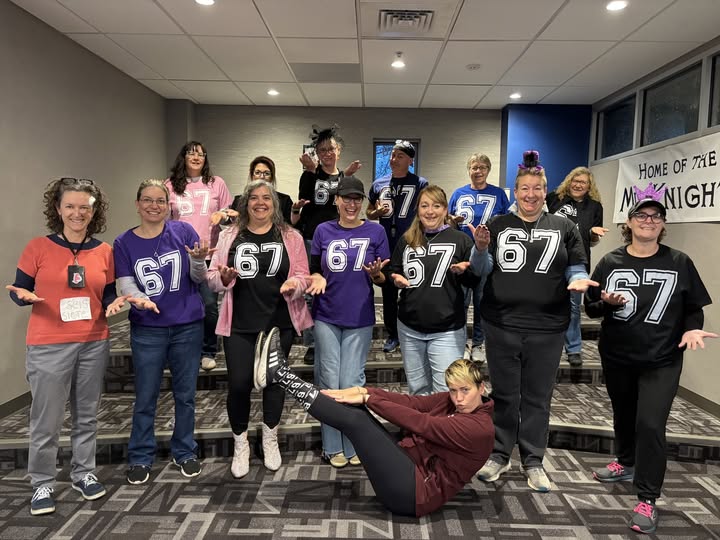 Whittier Middle School Staff on Halloween Day
